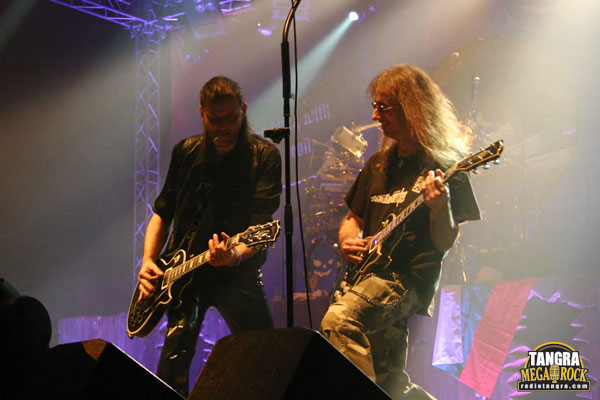 Helloween & Gamma Ray together on stage. Photo: Victor Alexandrov