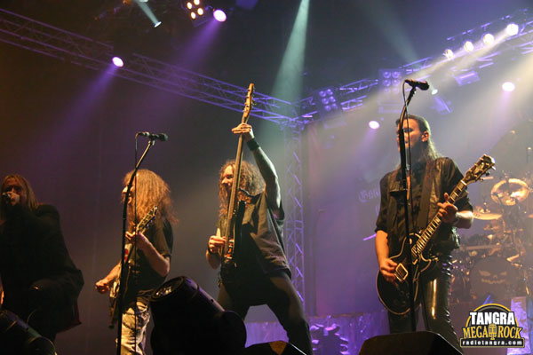 Helloween & Gamma Ray together on stage. Photo: Victor Alexandrov