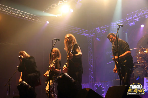 Helloween & Gamma Ray together on stage. Photo: Victor Alexandrov