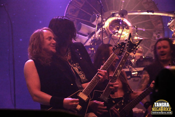 Helloween & Gamma Ray together on stage. Photo: Victor Alexandrov