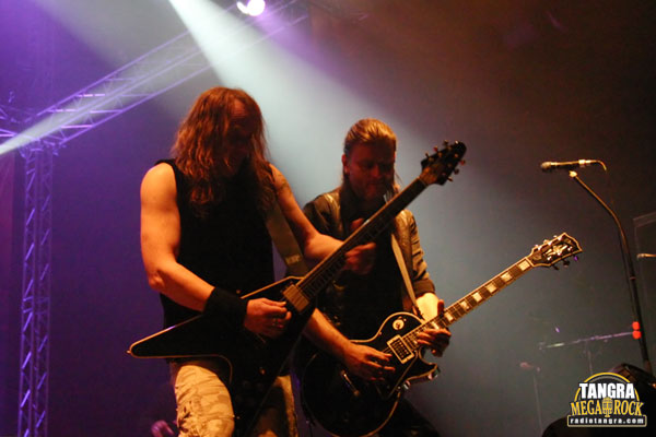 Helloween & Gamma Ray together on stage. Photo: Victor Alexandrov