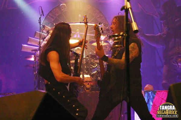 Helloween & Gamma Ray together on stage. Photo: Victor Alexandrov